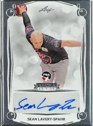 2023 Leaf PBA Trading Card Sean Lavery Spahr Auto