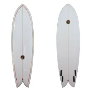 7'0" Retro Fish (7'0", 22 3/4", 3 1/8") B#128038 Gloss & Polish