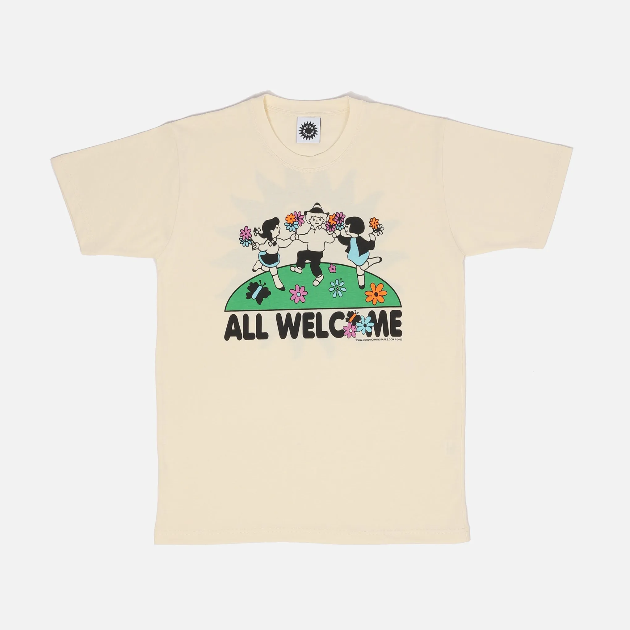All Welcome Garden Short Sleeve Tee - Natural