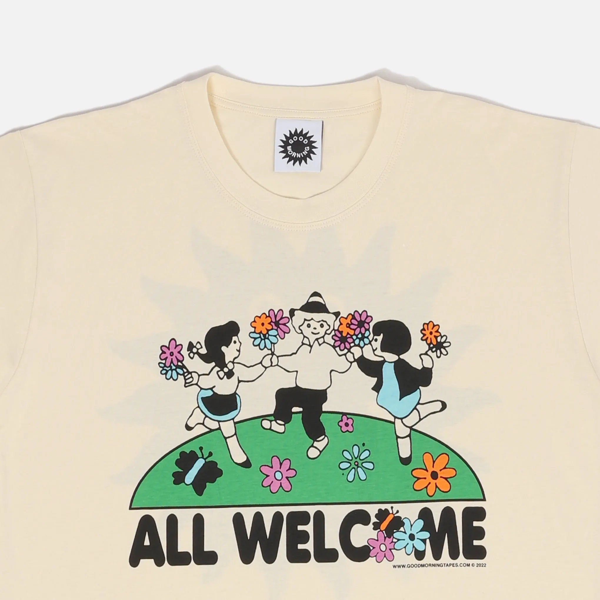 All Welcome Garden Short Sleeve Tee - Natural