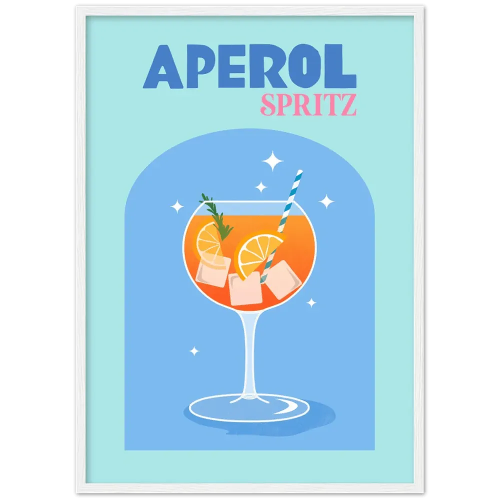 Aperol Spritz Retro Wall Art