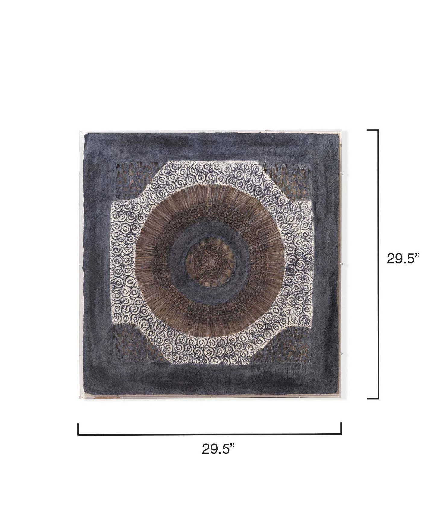 Batik Square Framed Wall Art