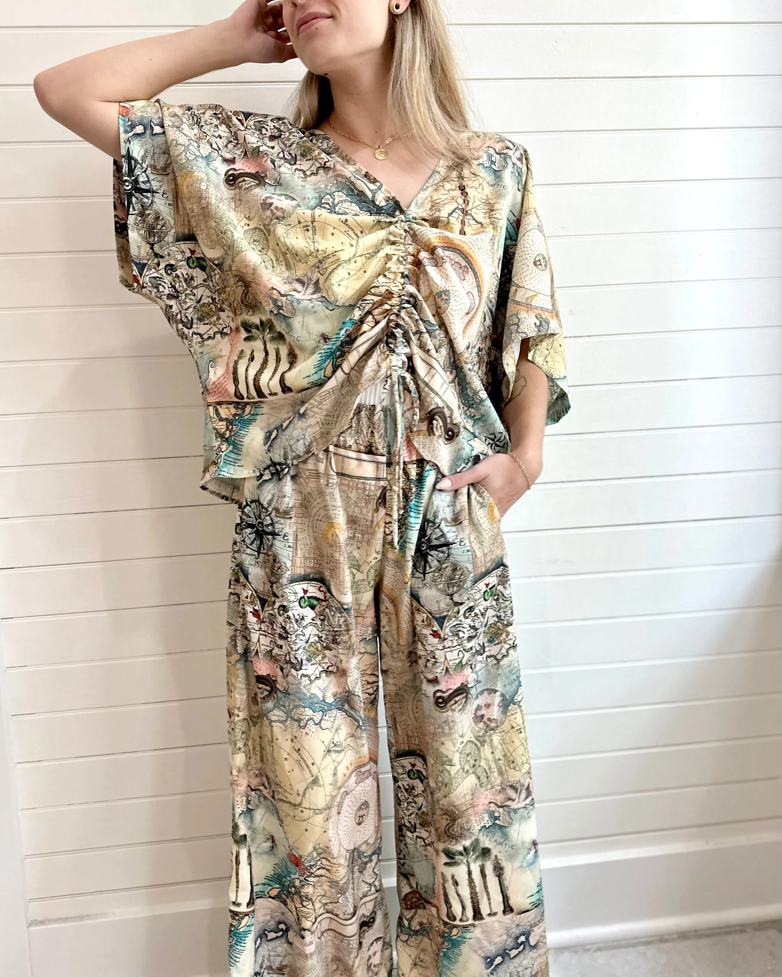 Blank Canvas Trish Pant- Coastal Georgia Print