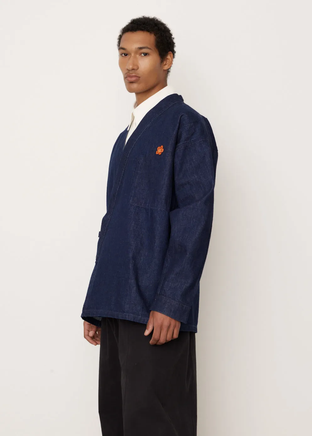 Boke Crest Denim Kimono