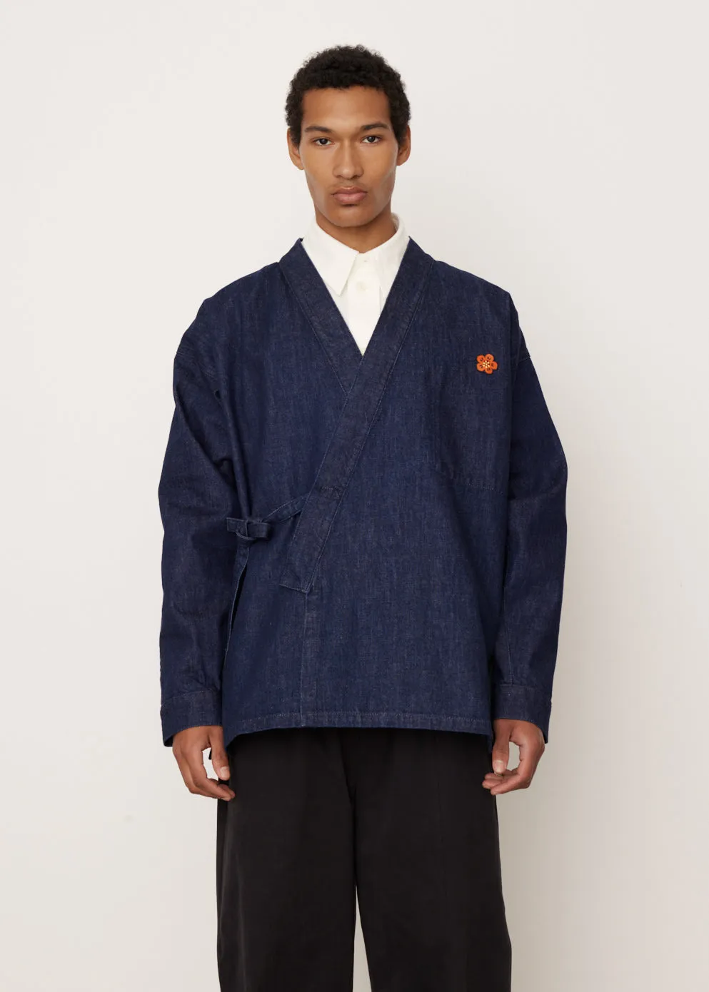 Boke Crest Denim Kimono