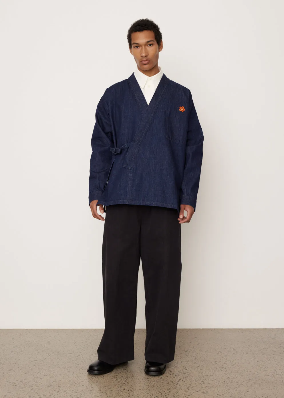 Boke Crest Denim Kimono