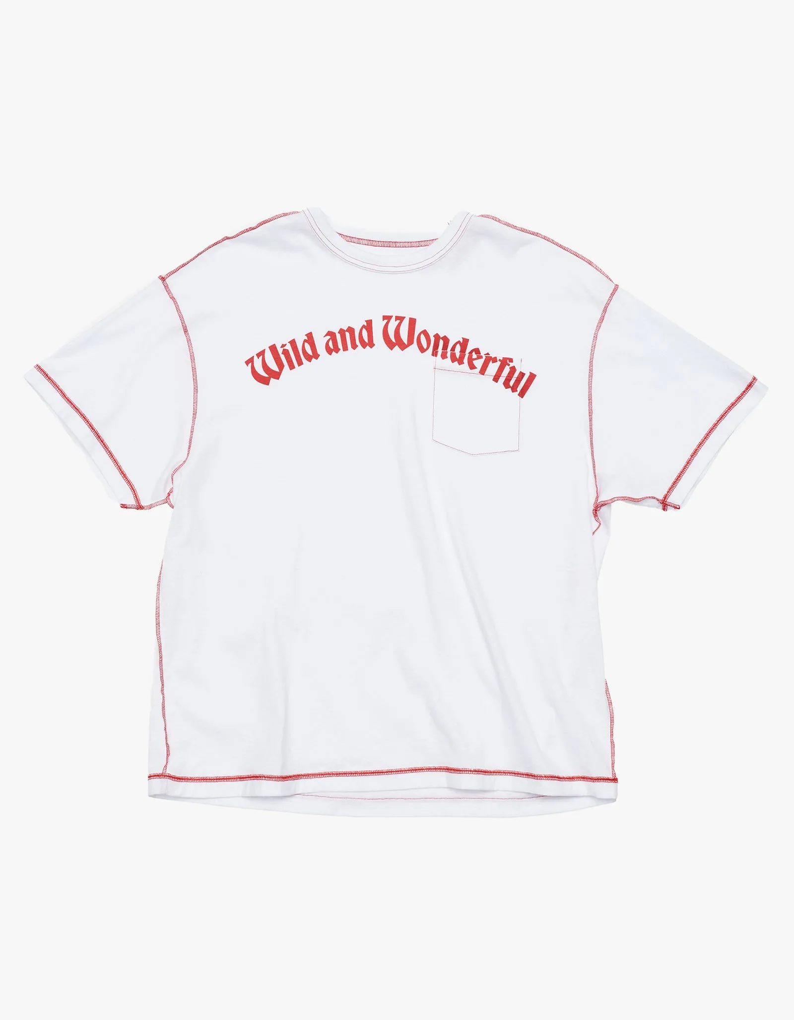 Box Pocket Tee - White