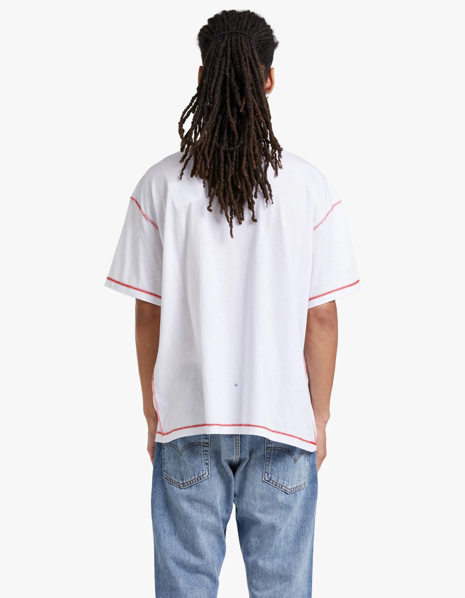 Box Pocket Tee - White