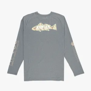 CCA Samurai Camo Fish LS Performance Shirt