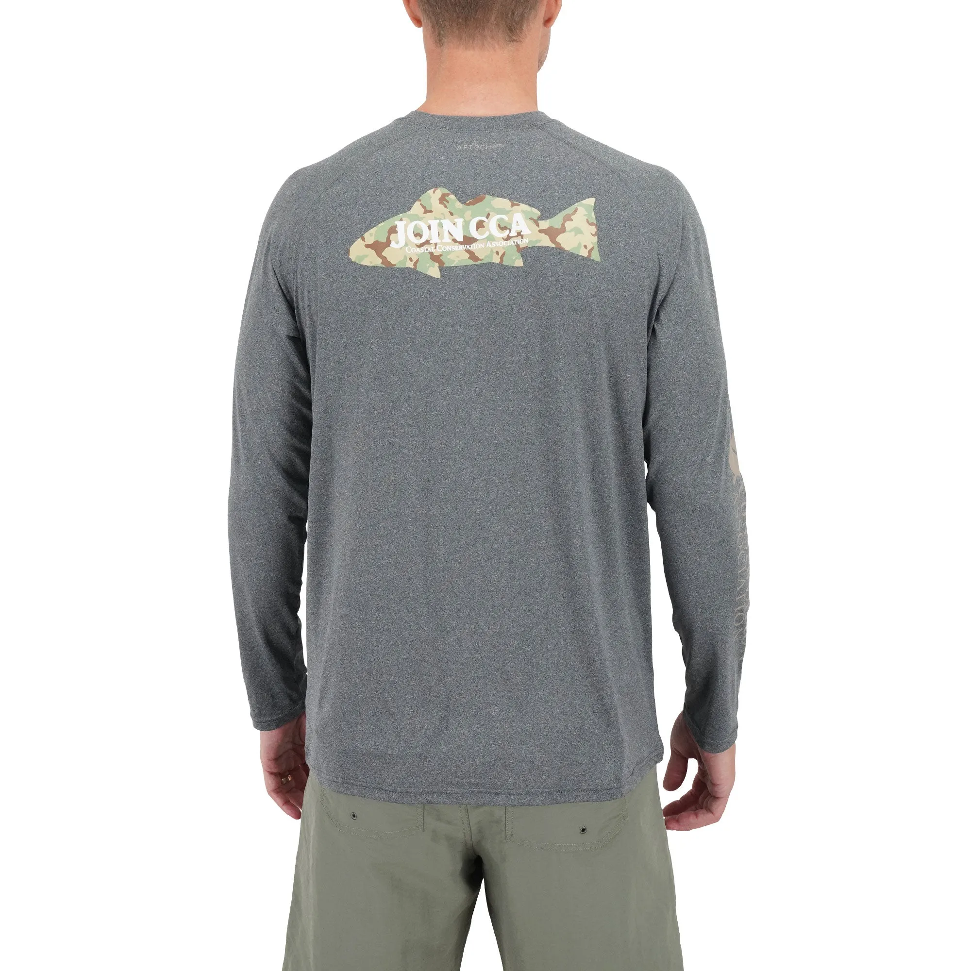 CCA Samurai Camo Fish LS Performance Shirt