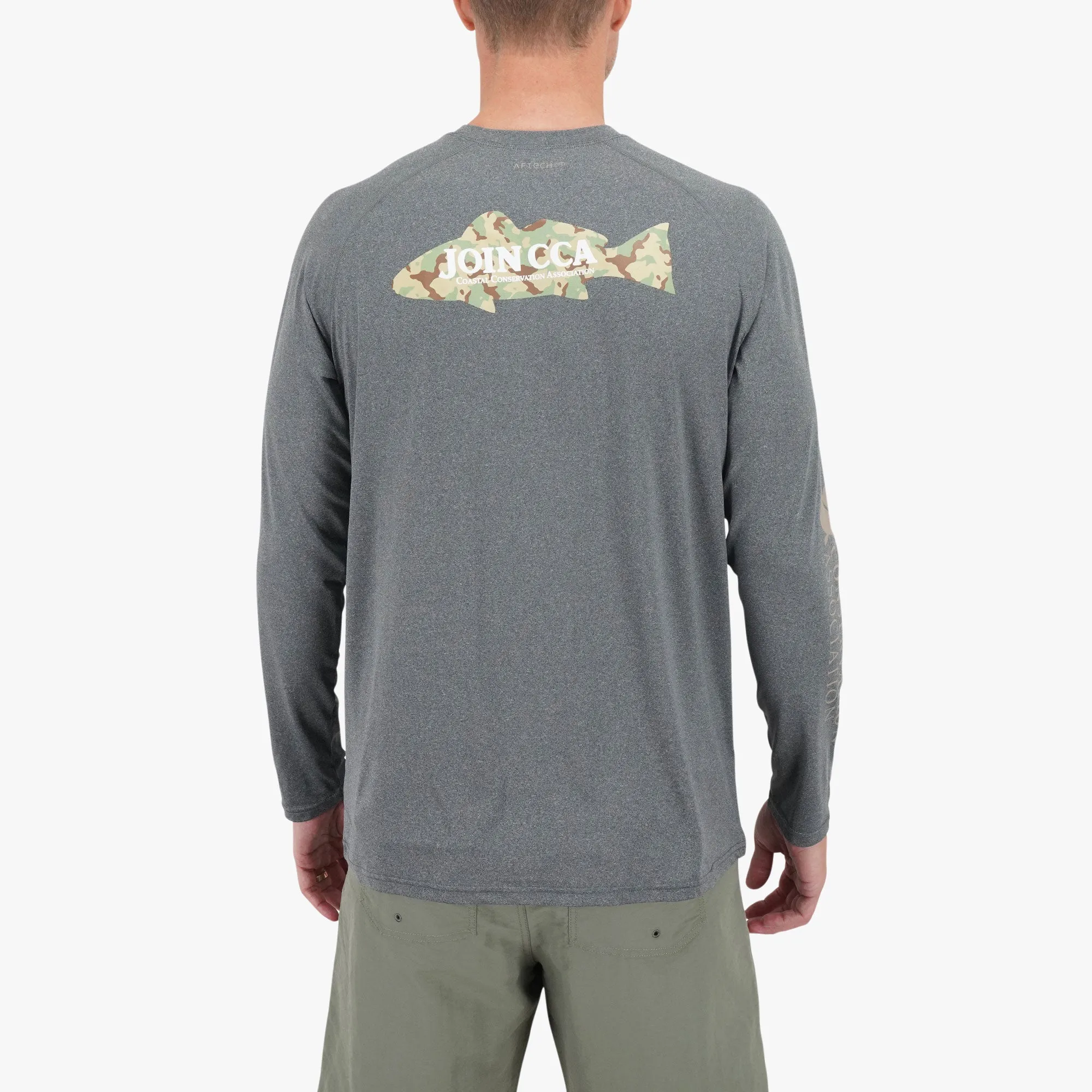 CCA Samurai Camo Fish LS Performance Shirt