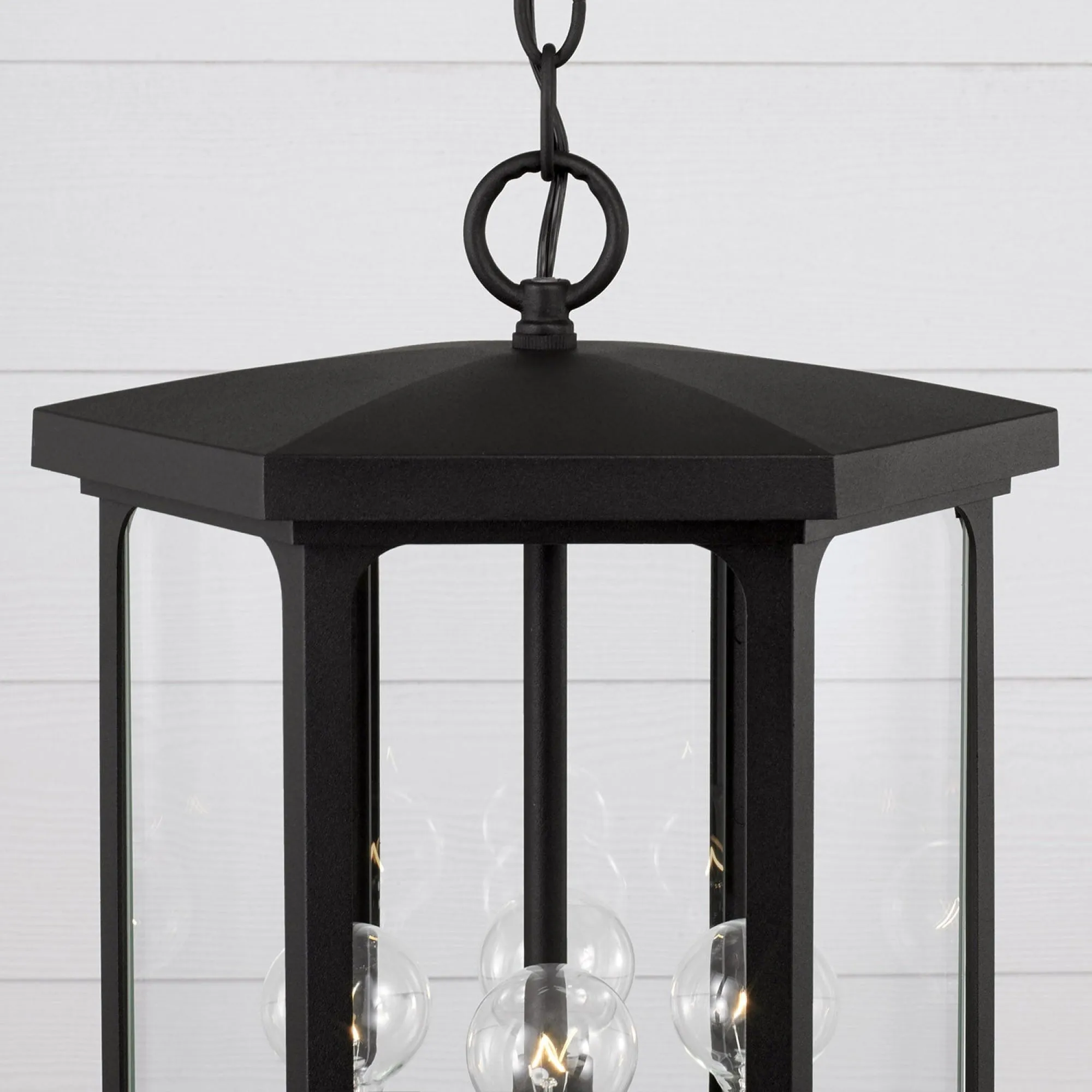 Charleston Coastal Outdoor Pendant - Black