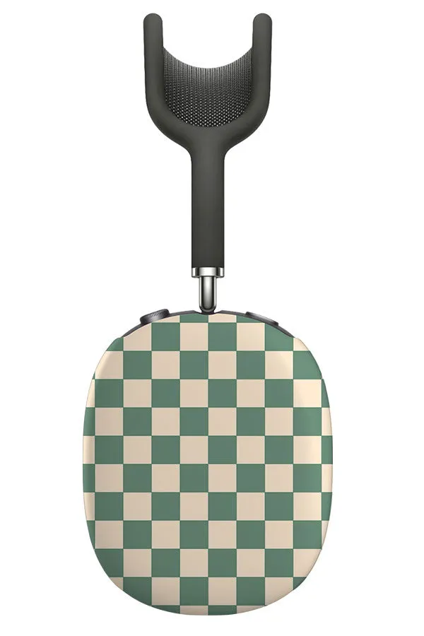 Checkered AirPod Max Case (Green Beige)