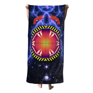 Crossfire Beach Towel