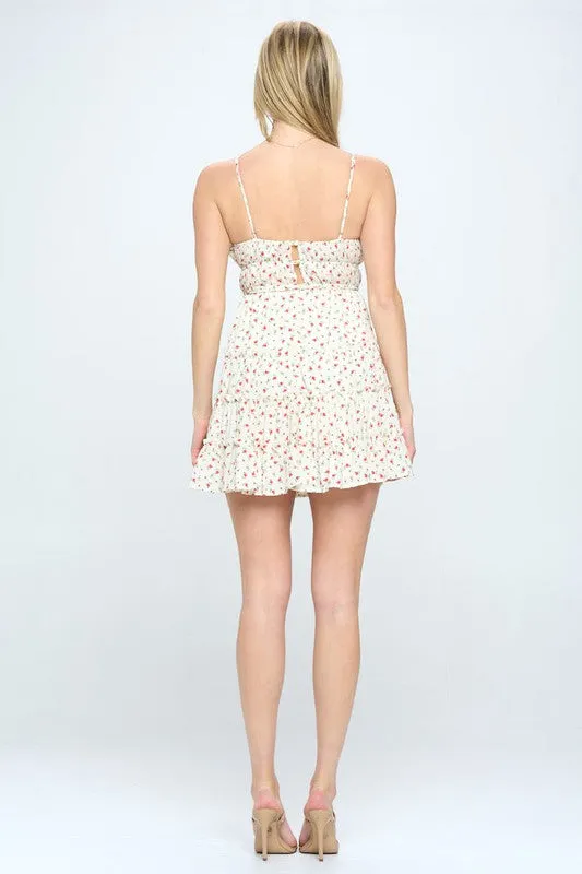 Danica Floral Ruffle Cami Mini Dress
