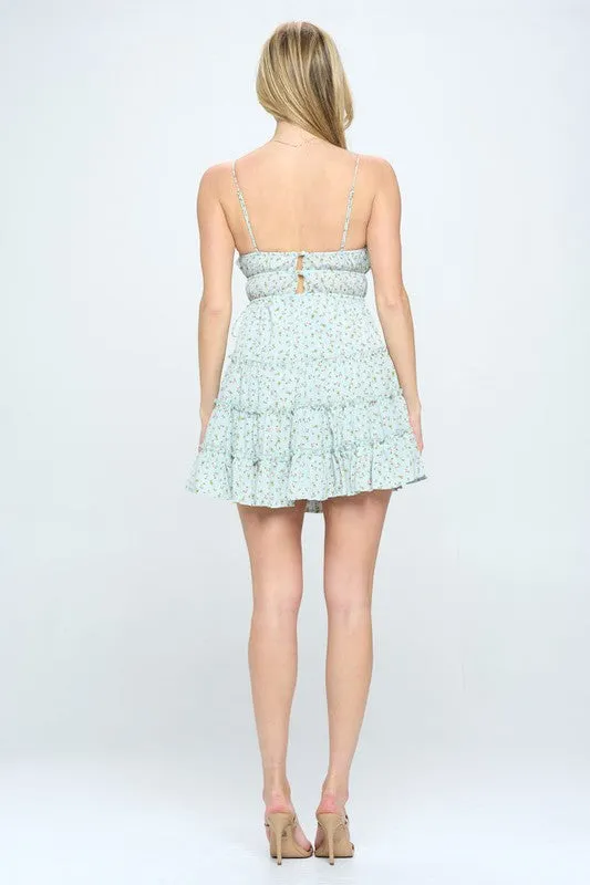 Danica Floral Ruffle Cami Mini Dress