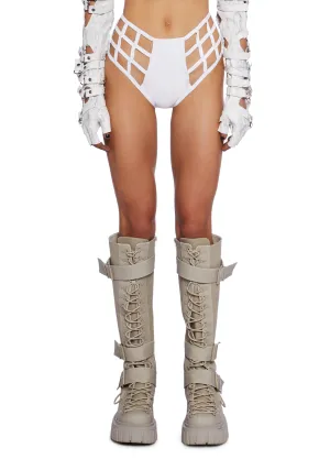 Deviant Treasure Booty Shorts - White