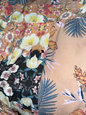 Dress-Ginger Root floral tribal Long