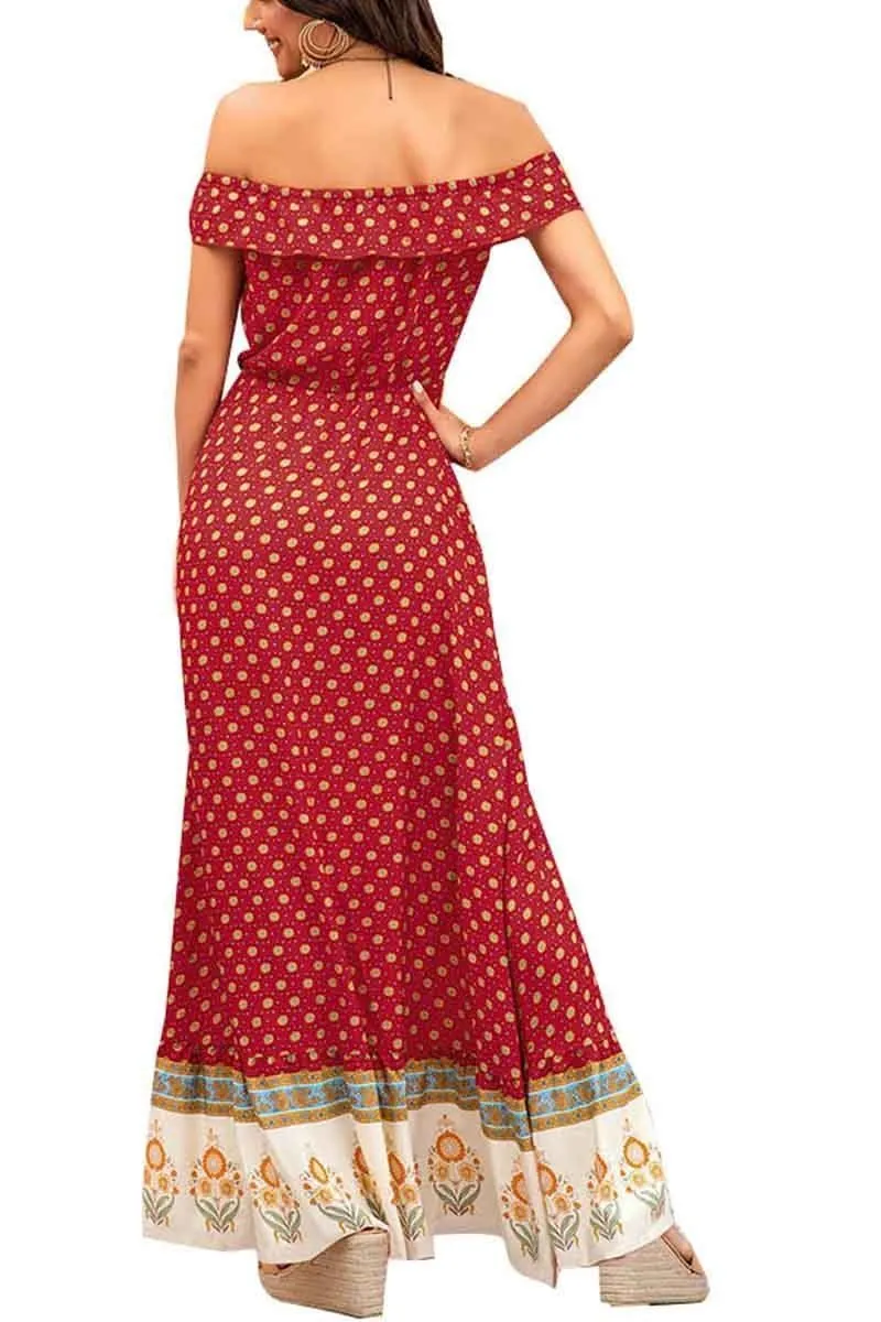 Dunnmall Bohemian Short Sleeve Dress(3 colors)