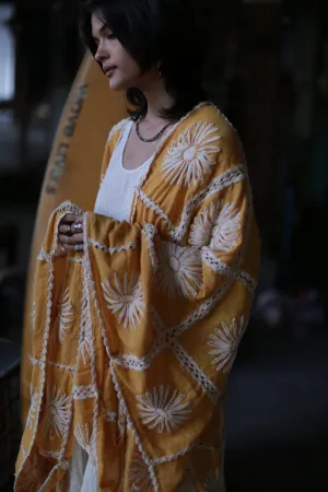 EMBROIDERED KIMONO DUSTER MAIGRET