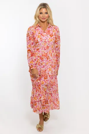 Floral Abstract Maxi Dress