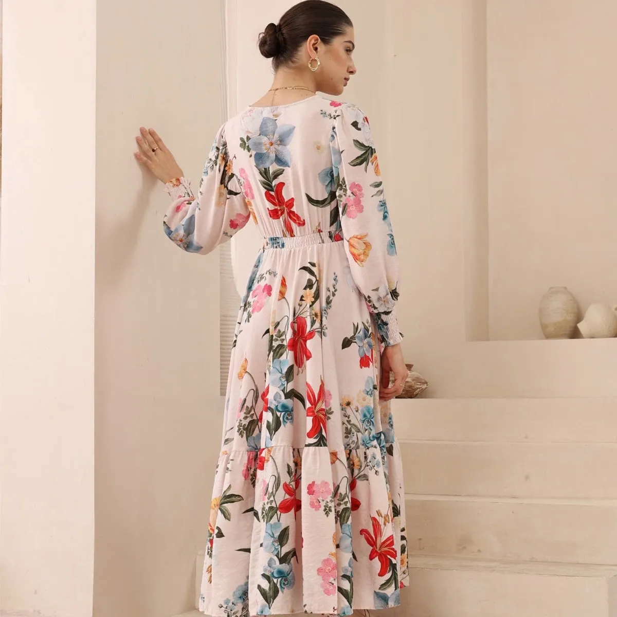 Jenae Maxi Dress (Floral)
