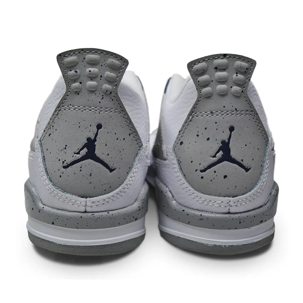 Kids Nike Jordan 4 Retro (PS) - BQ7669 140 - White Midnight Navy