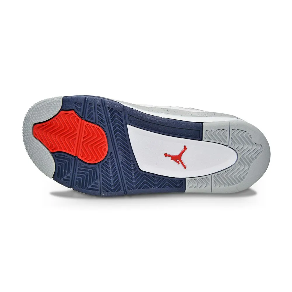 Kids Nike Jordan 4 Retro (PS) - BQ7669 140 - White Midnight Navy