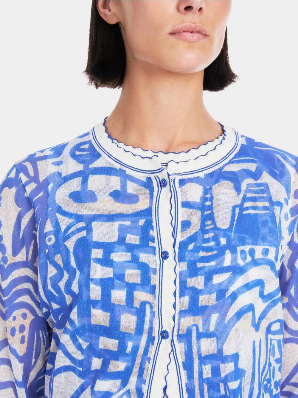 Lightweight Cardigan - Gentian (Blue)