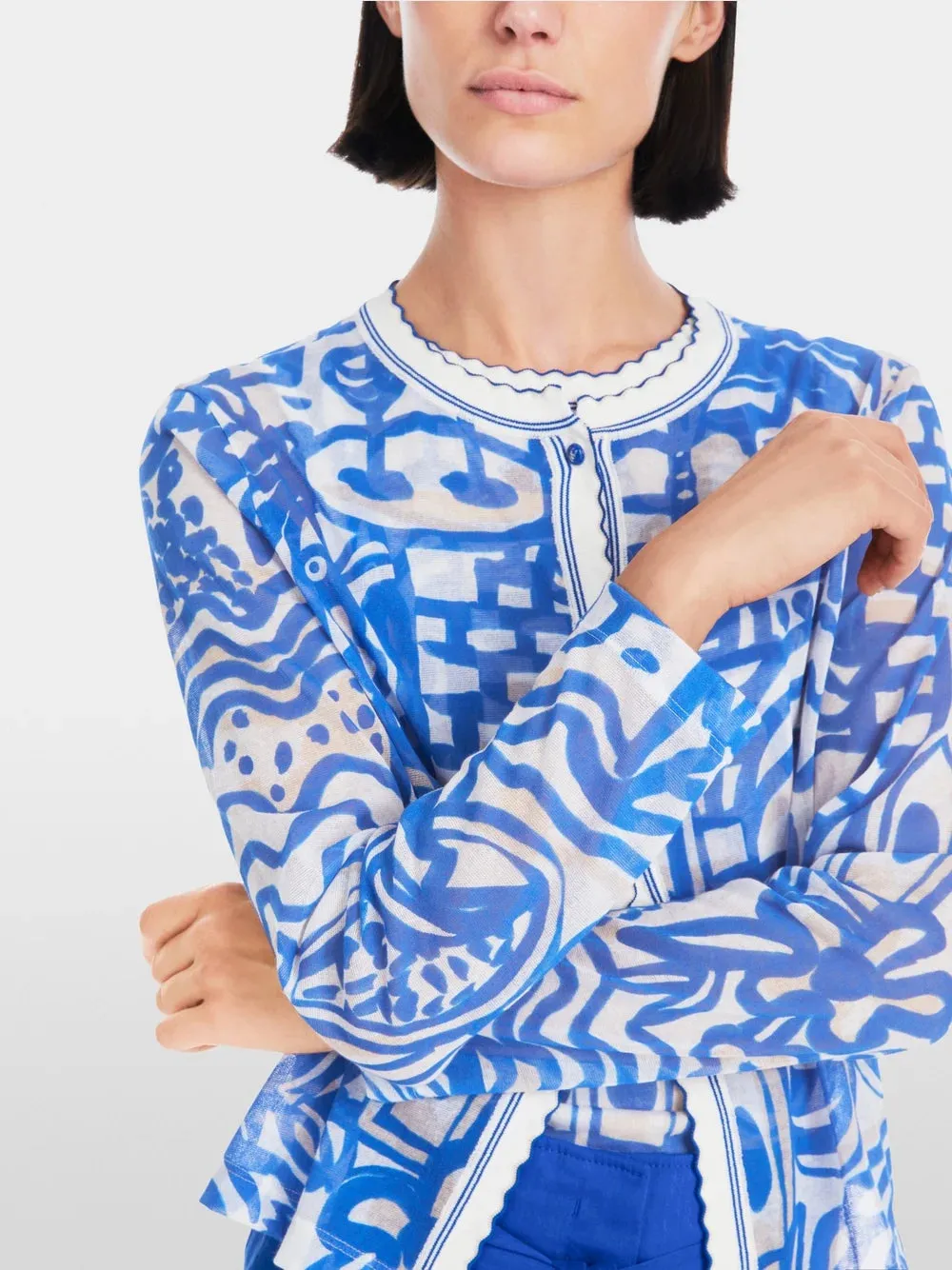 Lightweight Cardigan - Gentian (Blue)