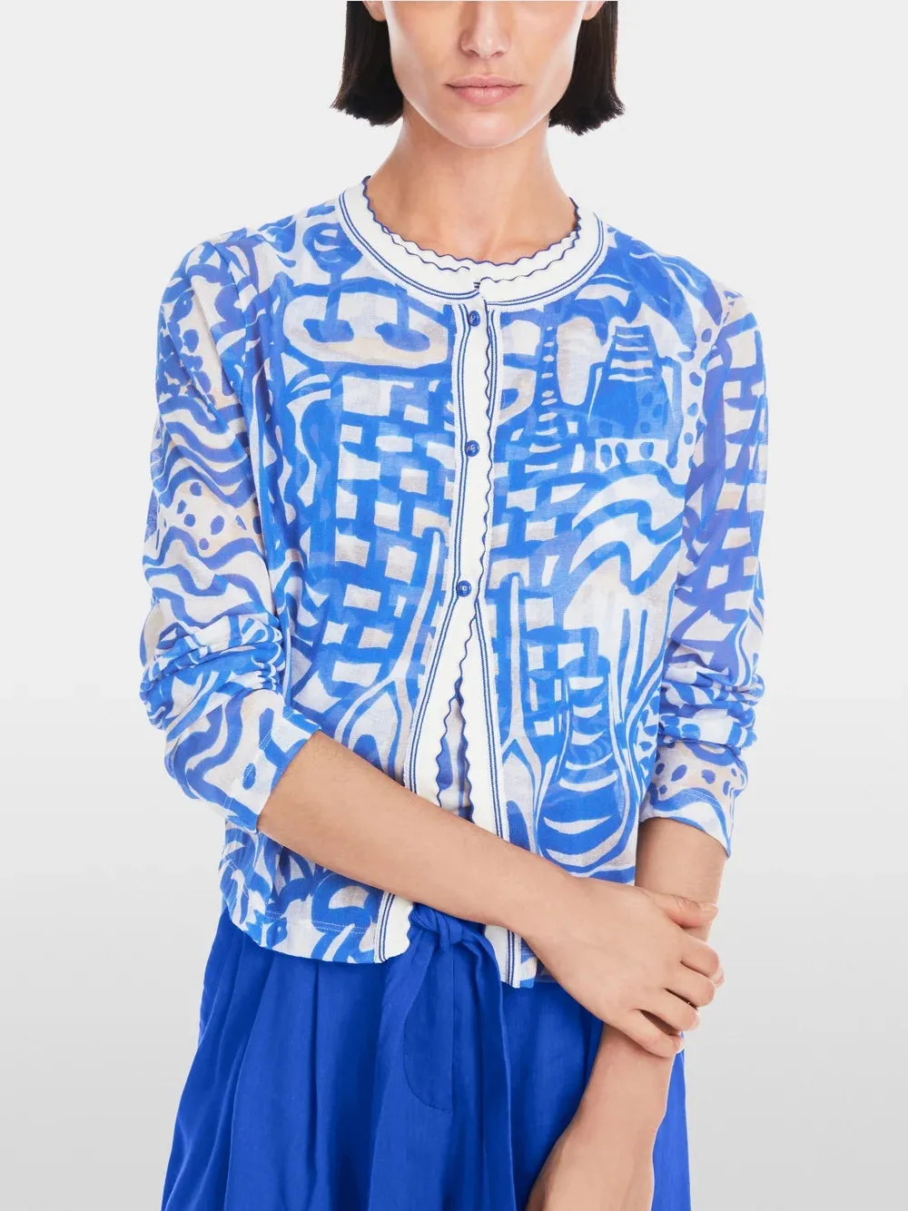 Lightweight Cardigan - Gentian (Blue)