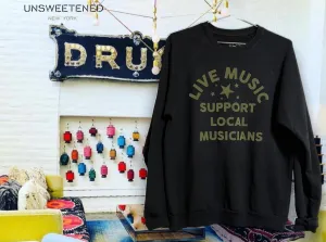 Live Music Crew Sweatshirt