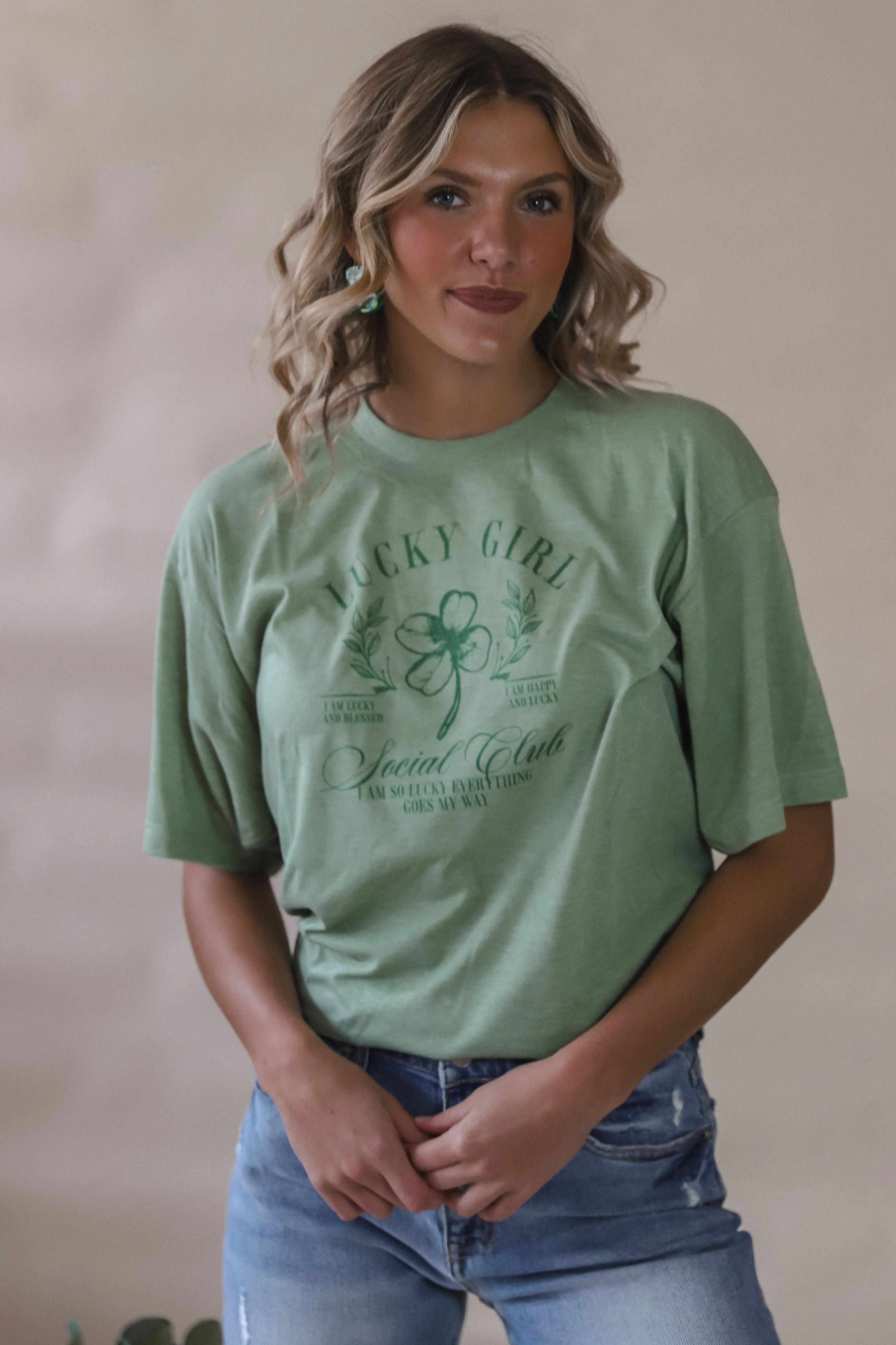 Lucky Girl Social Club Tee
