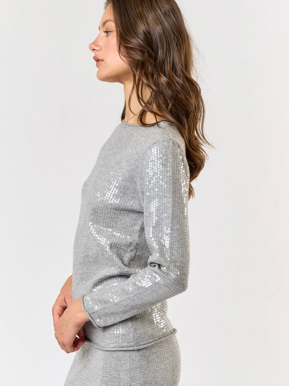 Maddie Sequin Top