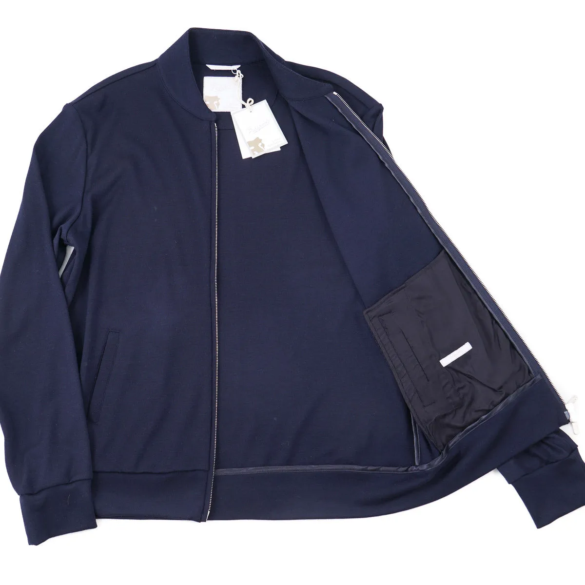 Marco Pescarolo Knit Jersey Wool Jacket