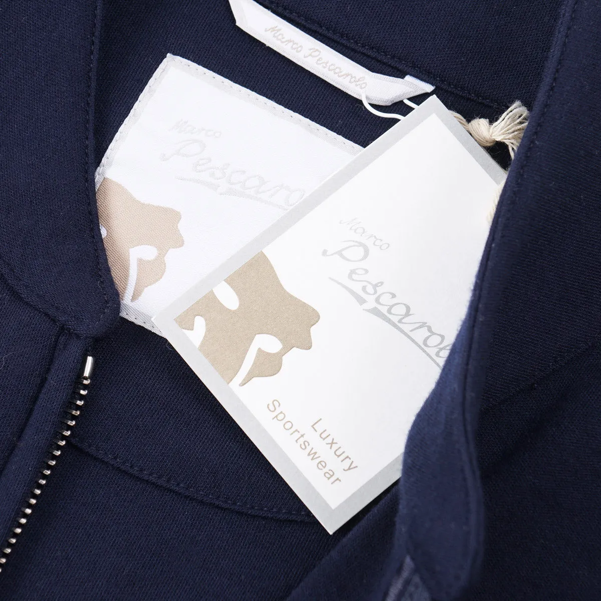 Marco Pescarolo Knit Jersey Wool Jacket