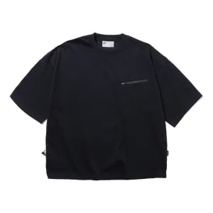 NINE POINT NINE BREEZE TECH POCKET SS TEE-BLACK