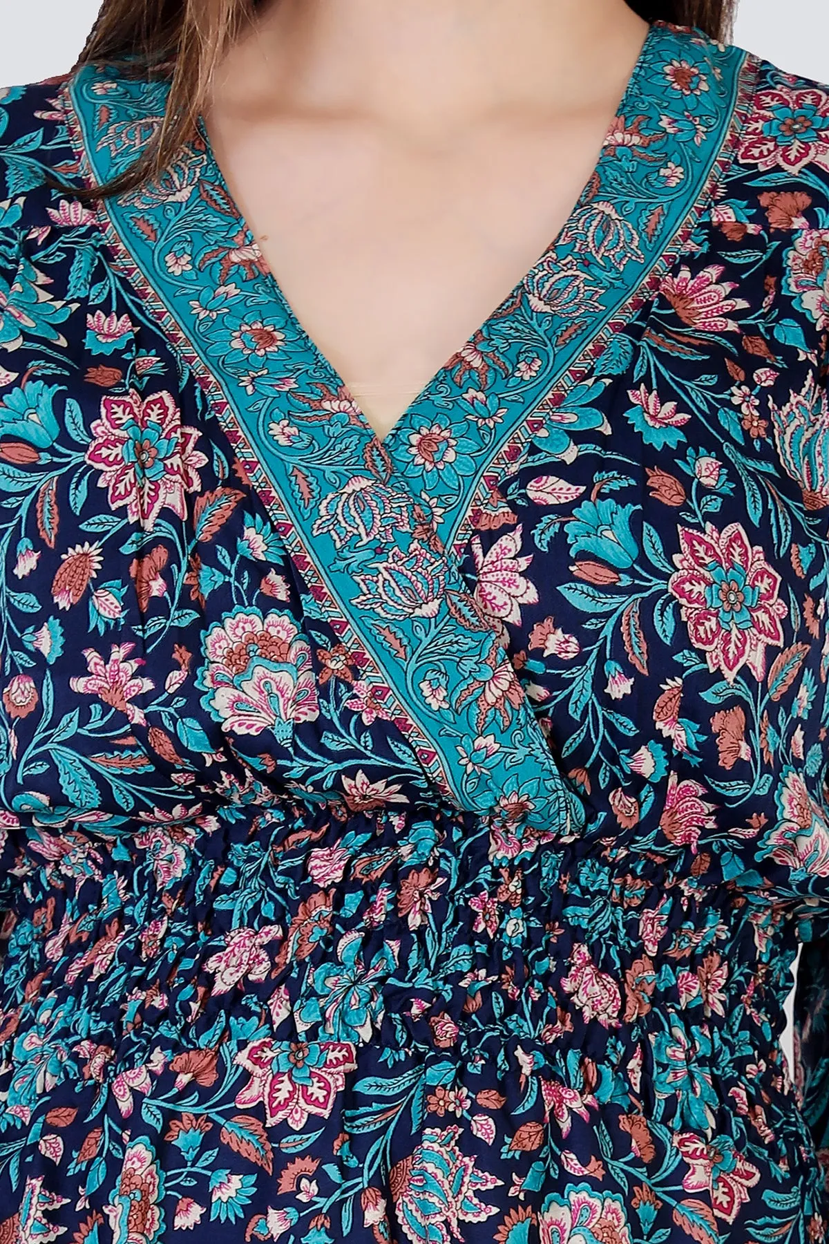 Nora Floral Printed Bohemian Vintage Dress