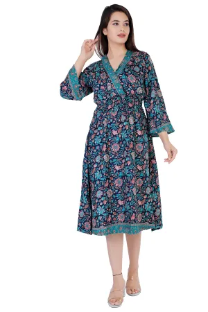 Nora Floral Printed Bohemian Vintage Dress