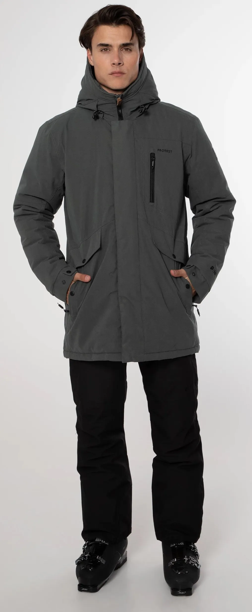 Protest Komodon Jacket Mens Hunter
