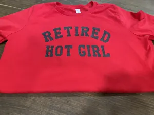 RETIRED HOT GIRL - DTG - WOMAN'S FITTED