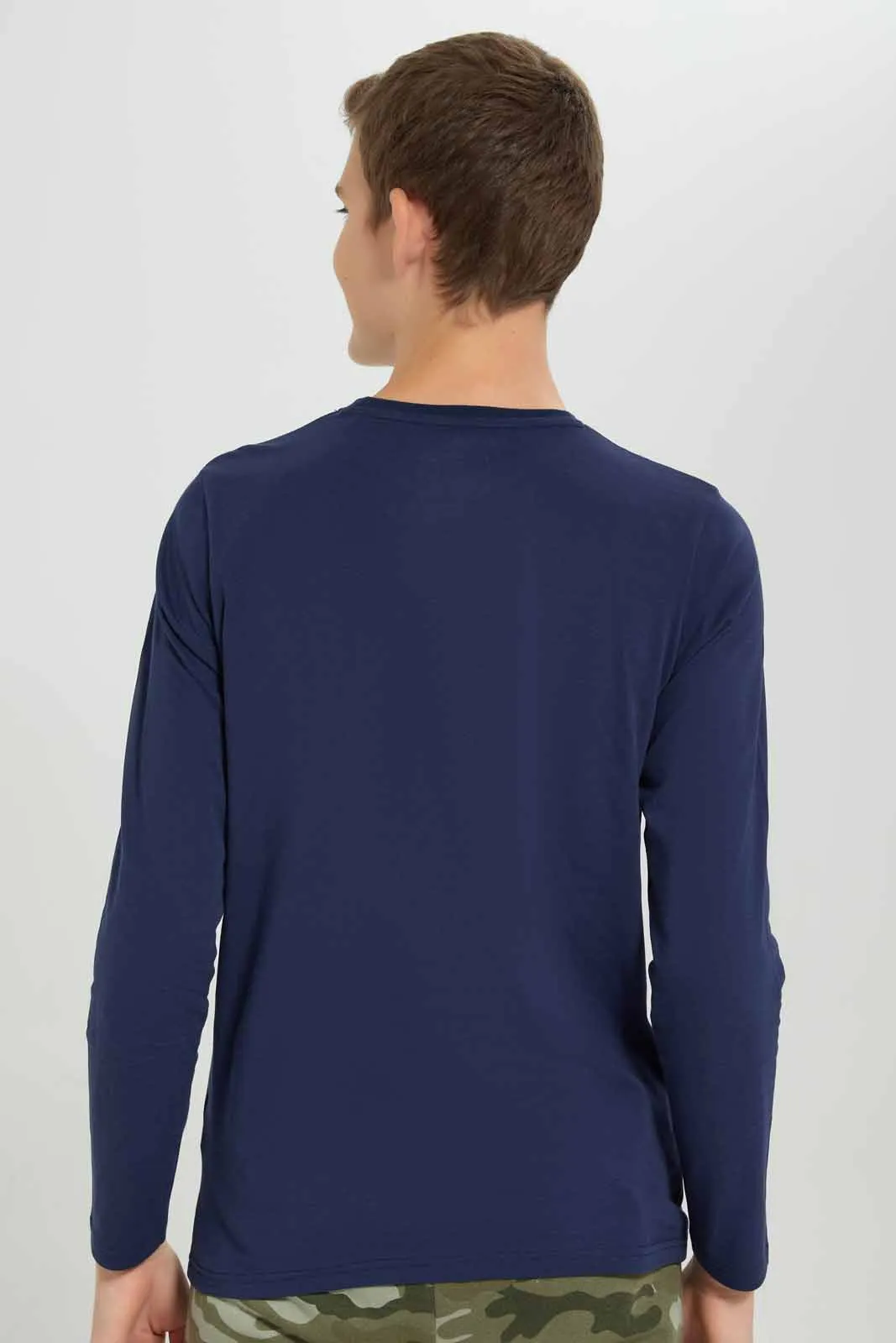 Senior Boys Navy Gaming T-Shirt