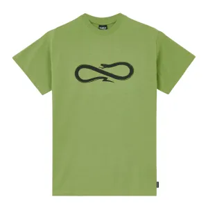 T-shirt Logo Propaganda Verde / Nero