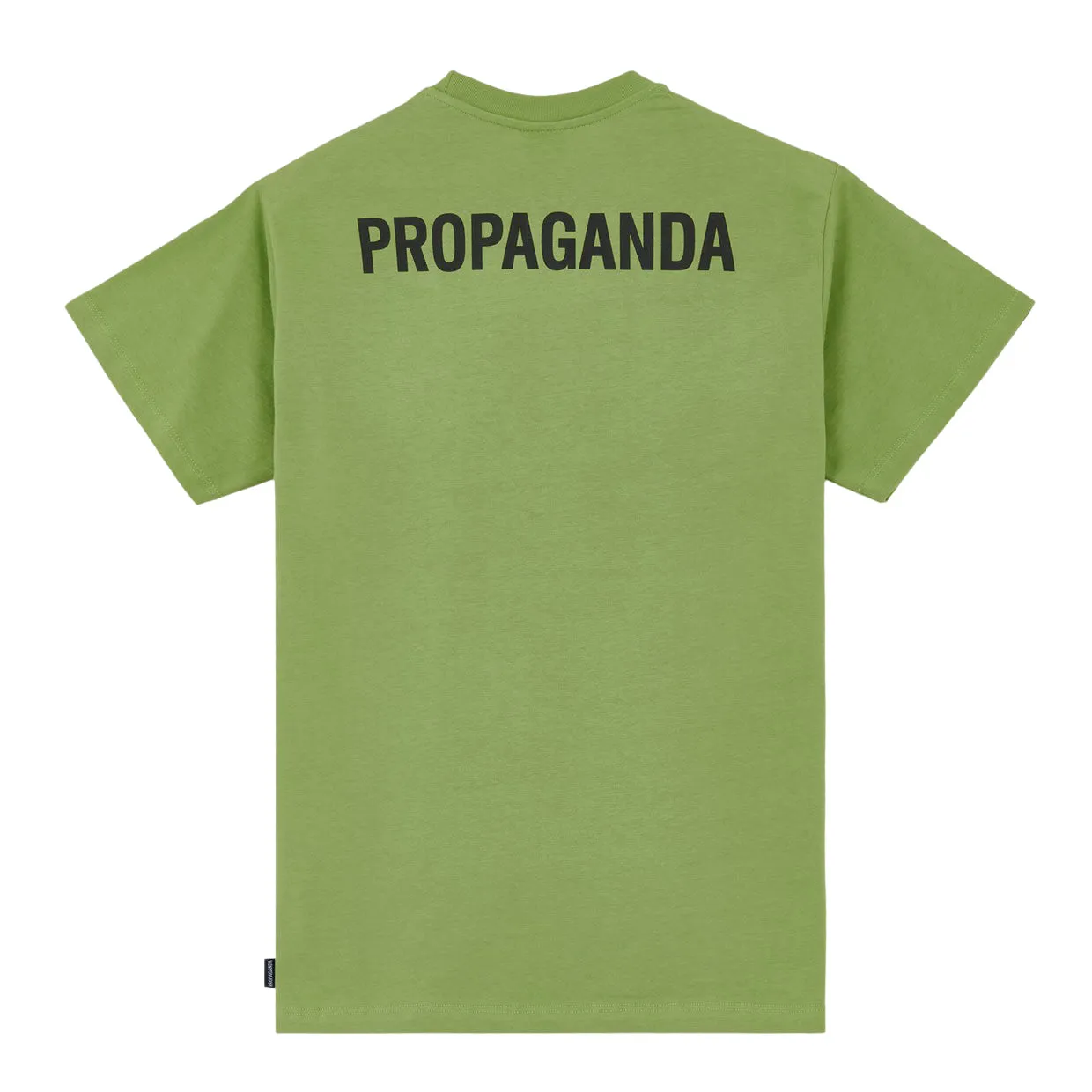T-shirt Logo Propaganda Verde / Nero