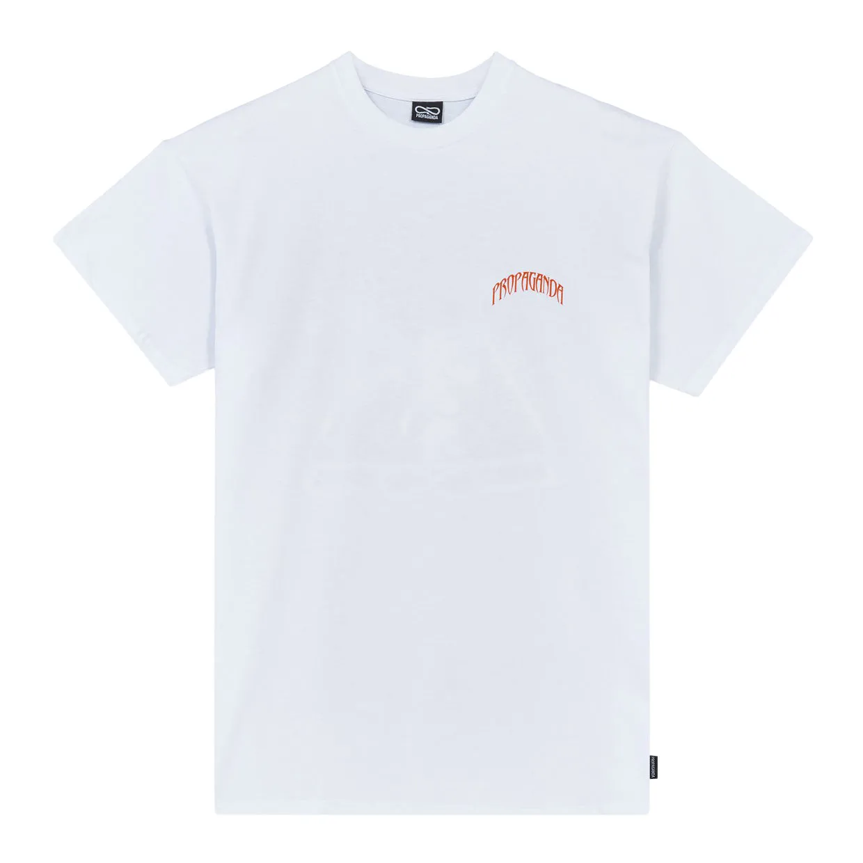 T-shirt Propaganda Triangle Sting Bianco