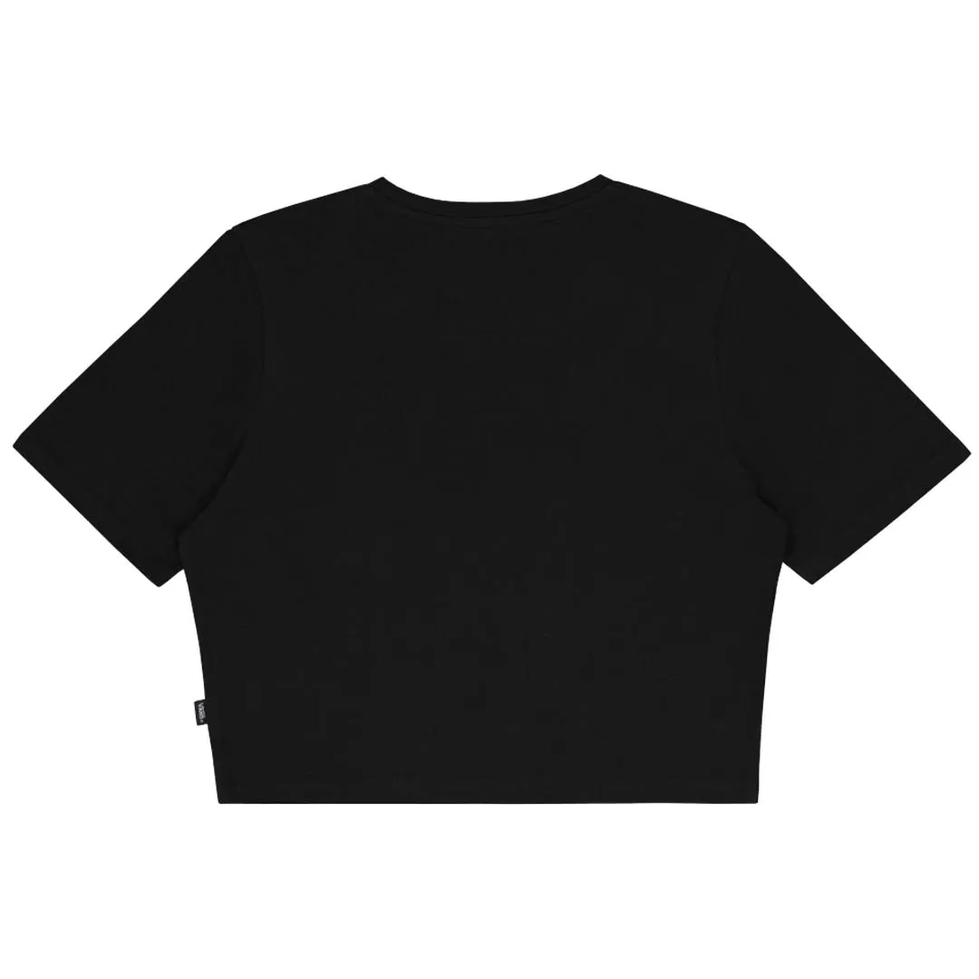 Vans - Women's Cool Breeze Crop Crew T-Shirt (7YDKBLK)