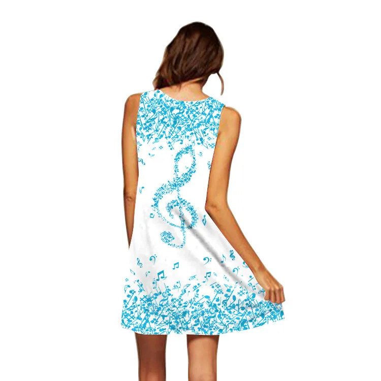 VenusFox Floral Printed Flamingo Mini Dress