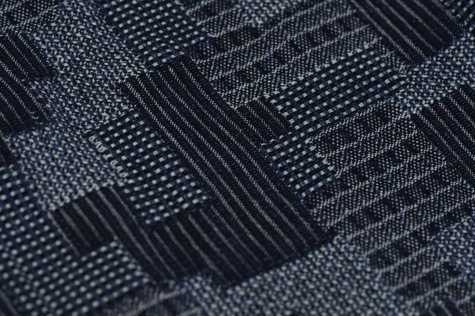 Washed Denim Patchwork Kimono